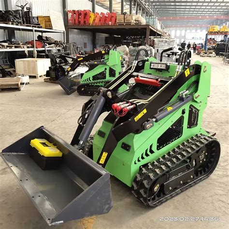 scag stand on skid steer|stand on mini track loader.